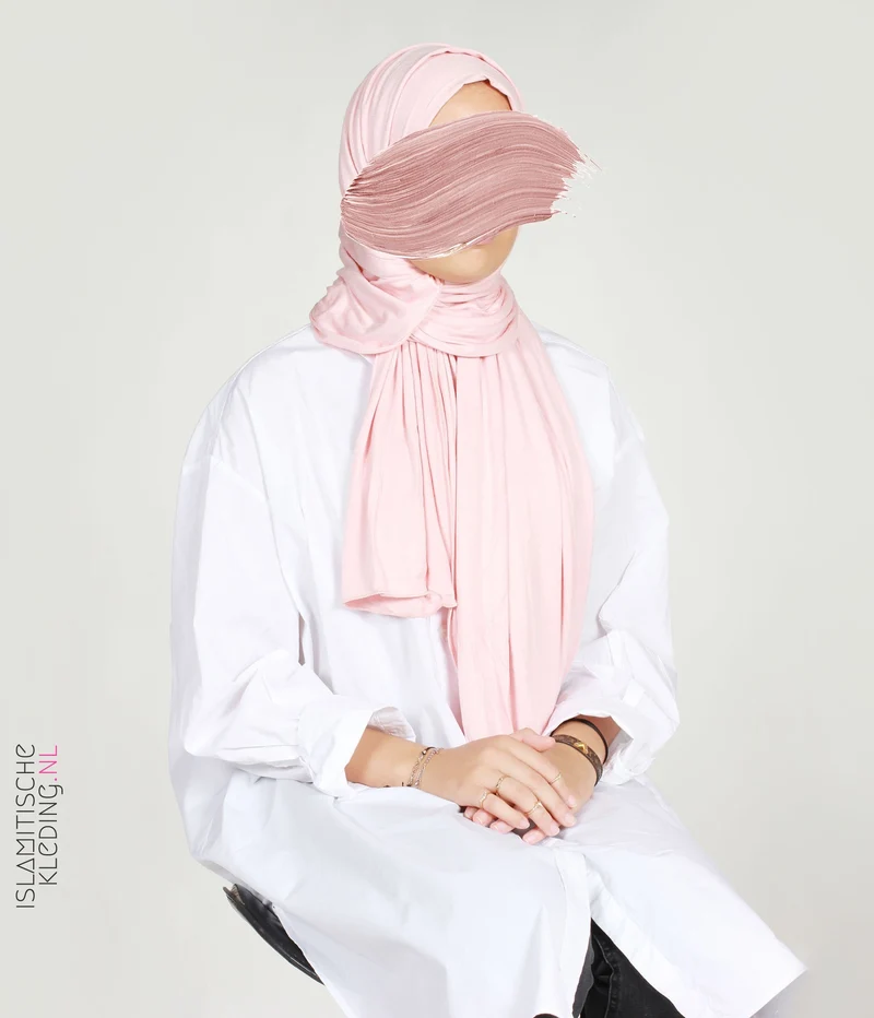 Maxi Jersey Scarf 80x200 Blush