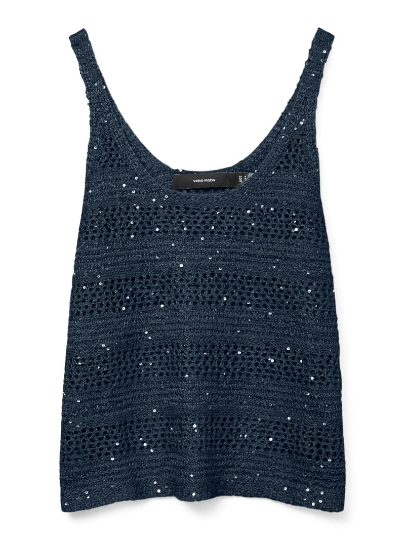 VMLEILANI STRIPE SL U-NECK TO