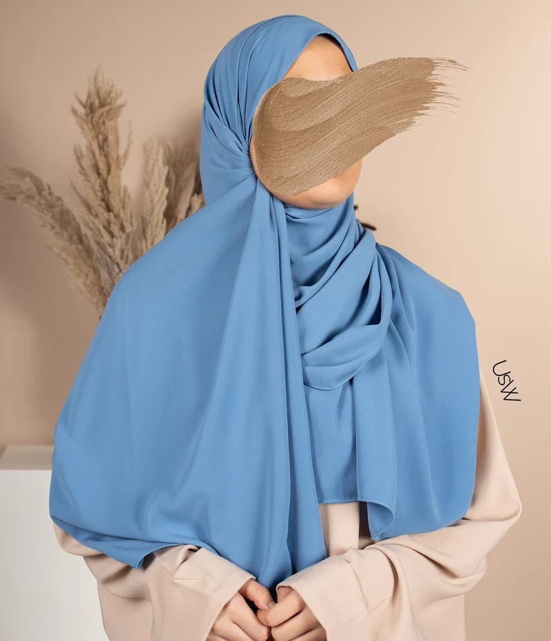 Scarf Pearl Collection - Cerulean