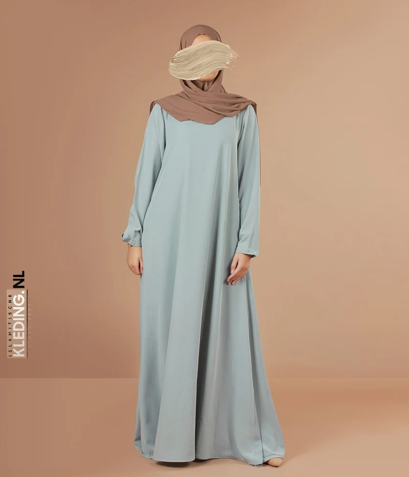Abaya A-line - Ellysa - Baby Blue
