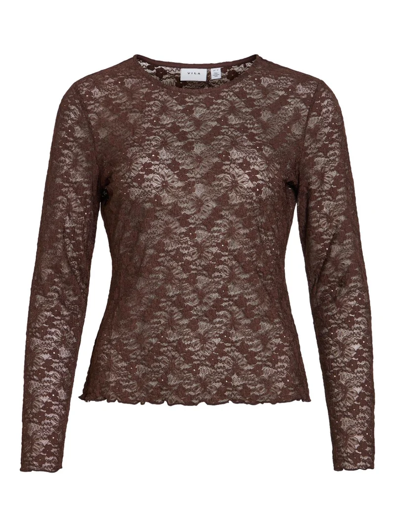 VIFAY O-NECK L/S TOP - NOOS