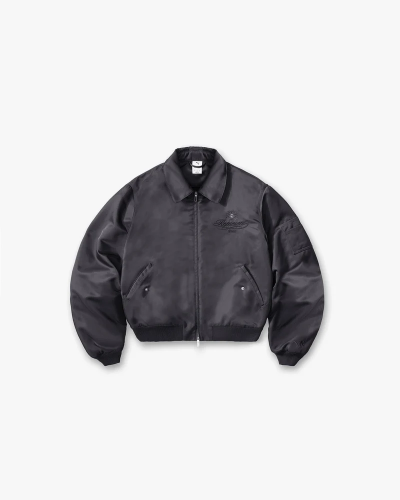 Represent X Puma Bomber - Dark Grey