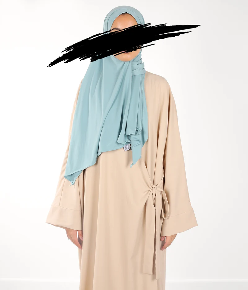 Prem. Jersey Scarf UsW 75*200 - Mint Blue