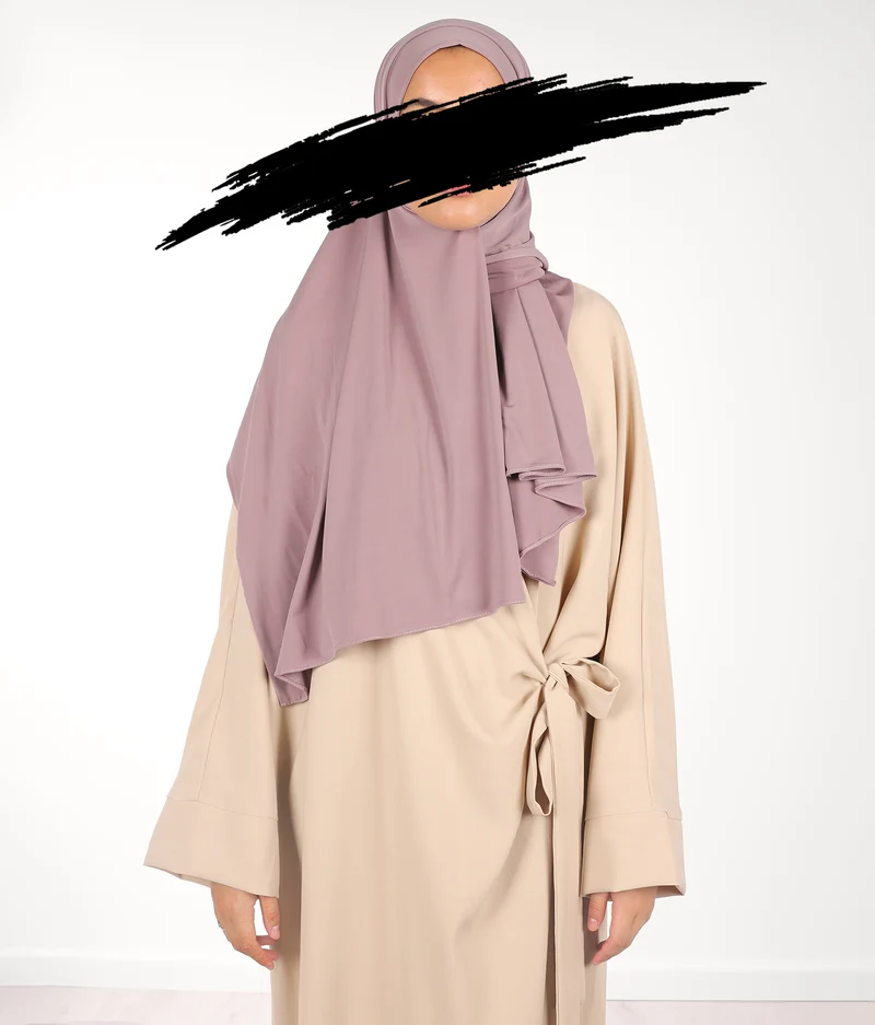 Prem. Jersey Scarf UsW 75*200 - Light Mauve