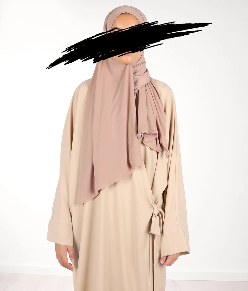Prem. Jersey Scarf UsW 75*200 - Desert Taupe