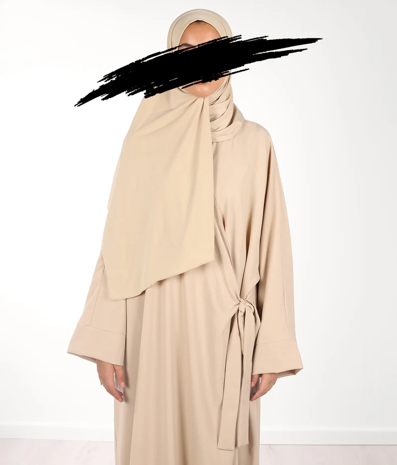 Prem. Jersey Scarf UsW 75*200 - Beige