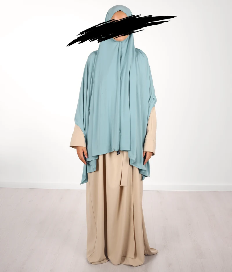Prem. Jersey Scarf UsW 100*200 - Mint Blue