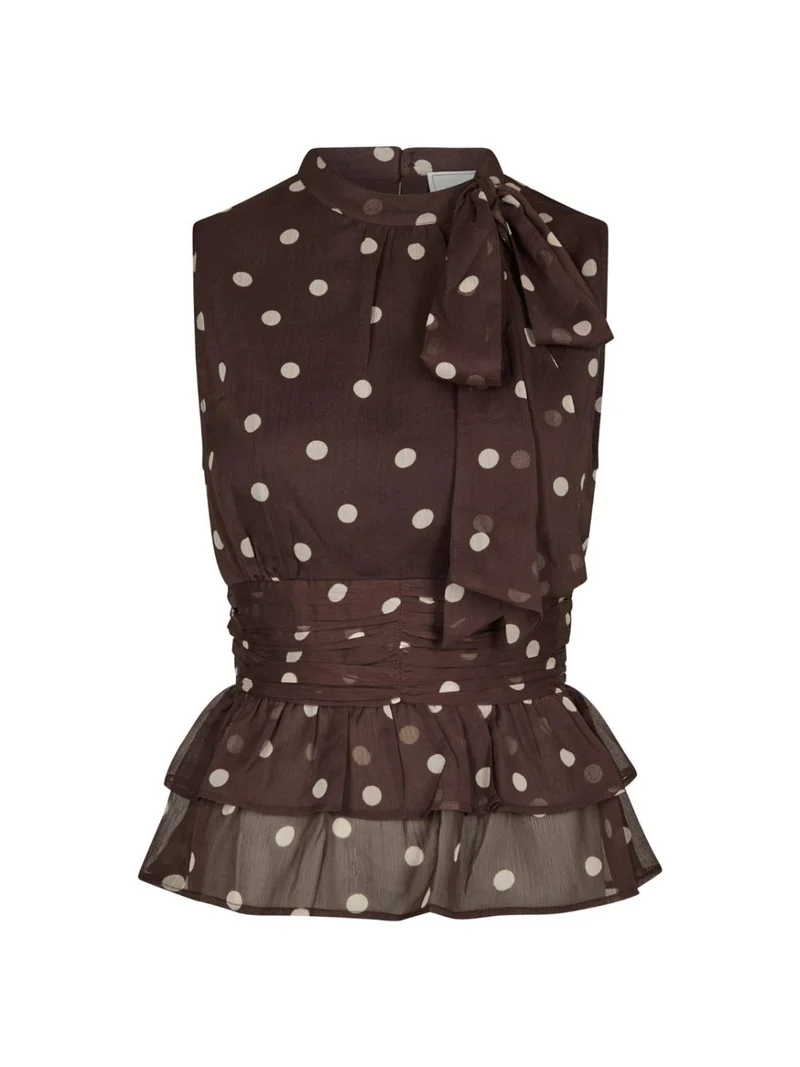 Ansol big dot top brown