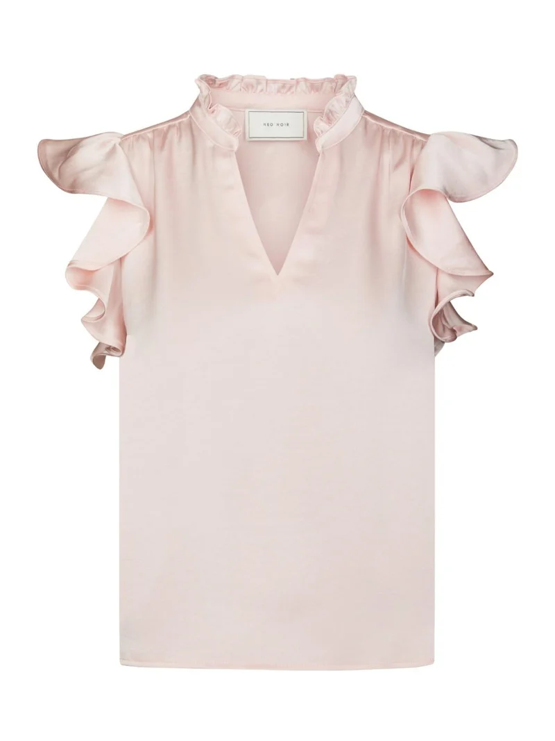 Stella sateen blouse pink