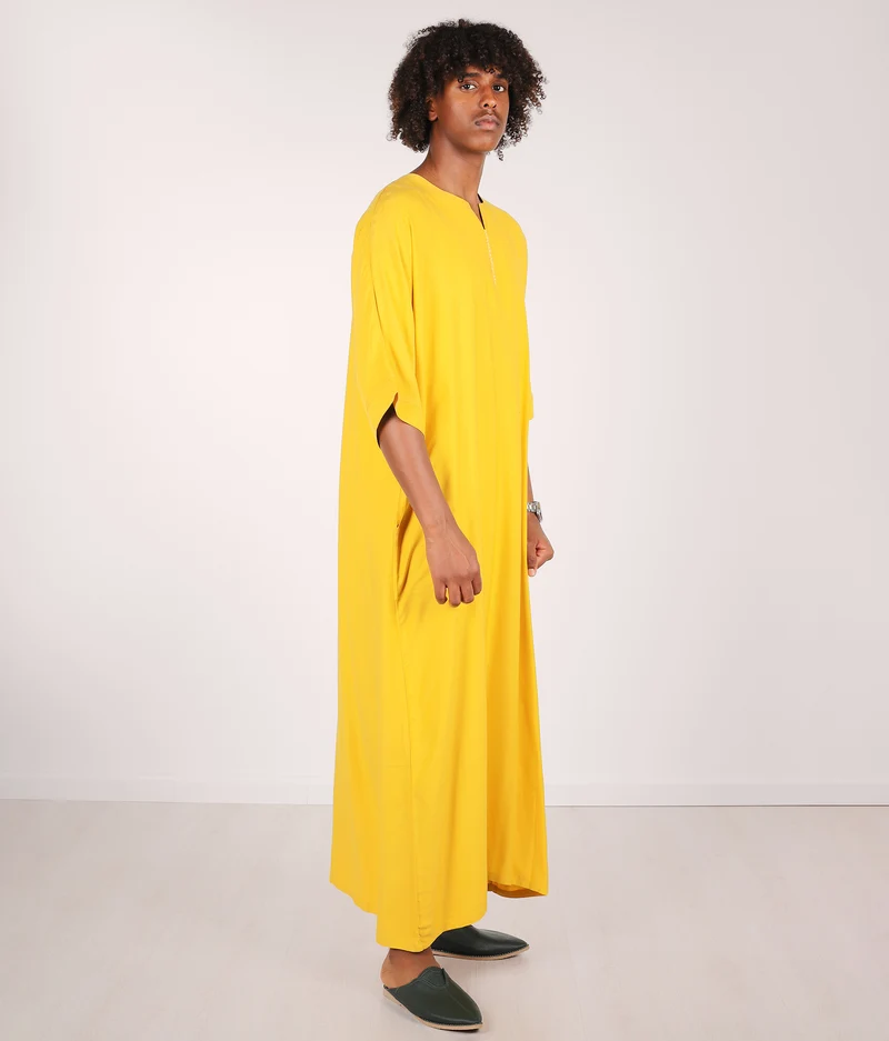 Al-Amir Kandora Viscose - Saffron