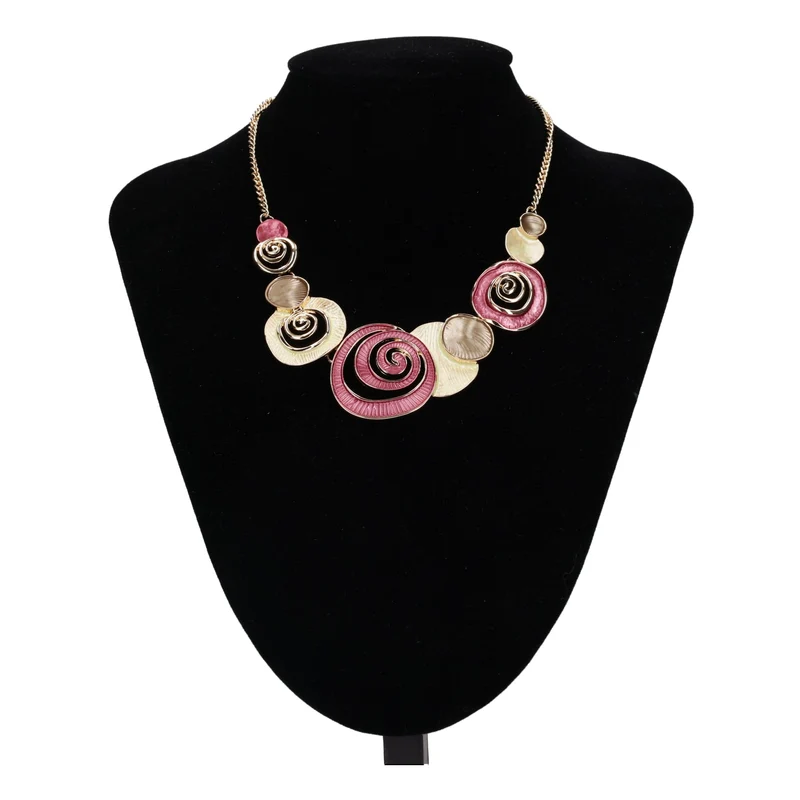 Bijou collier Spirale