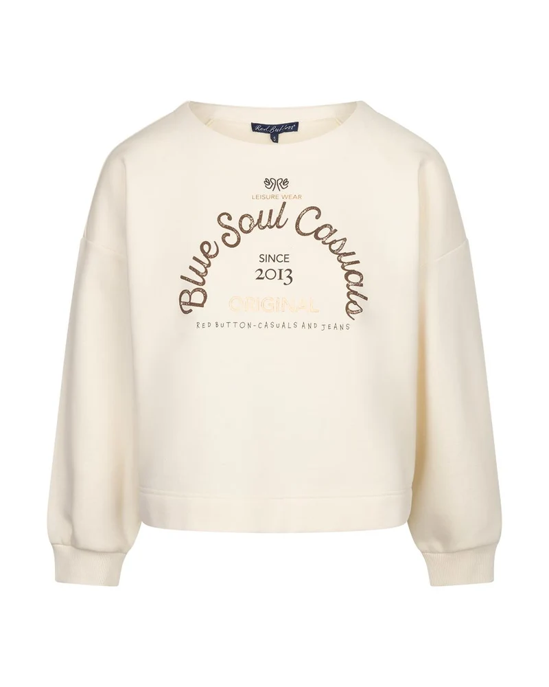 Terry sweater chestprint