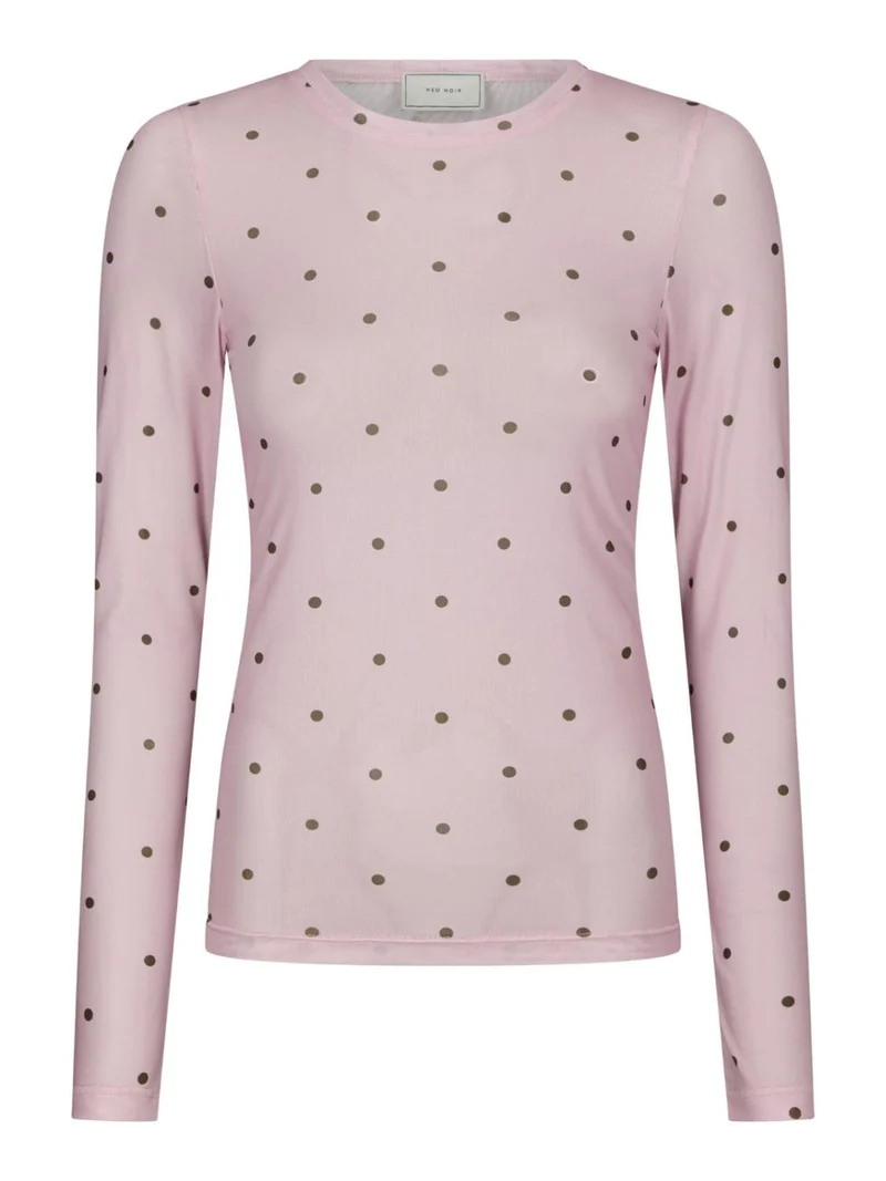 Ella space dot blouse pink