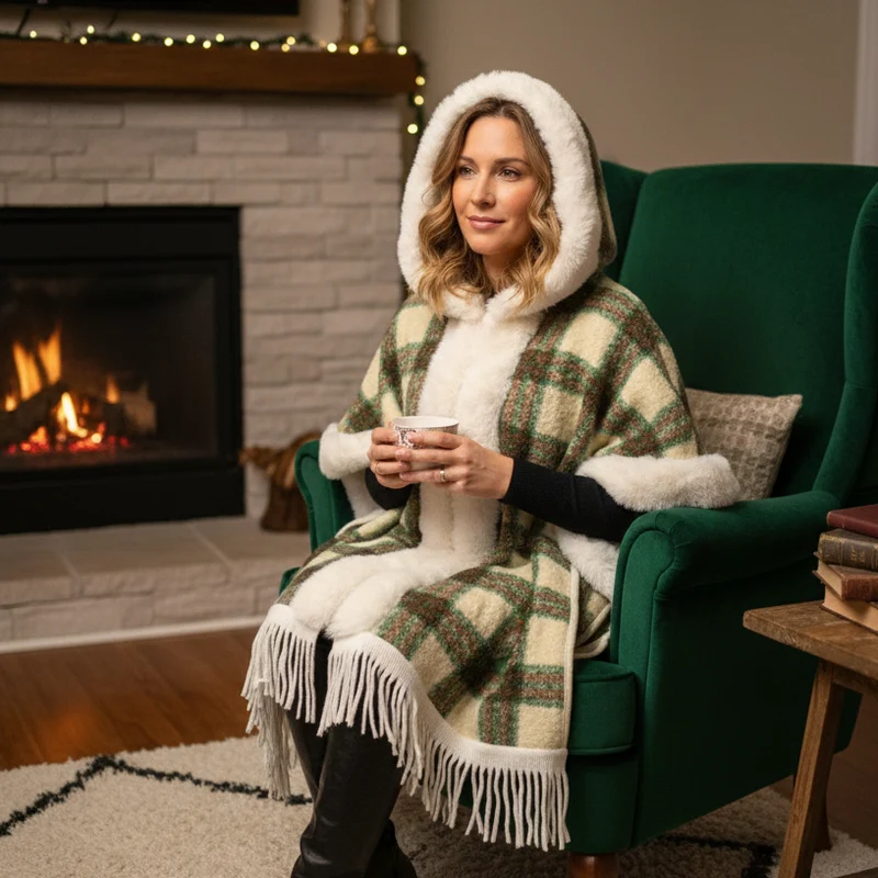 Poncho Fluffy Exclusivité