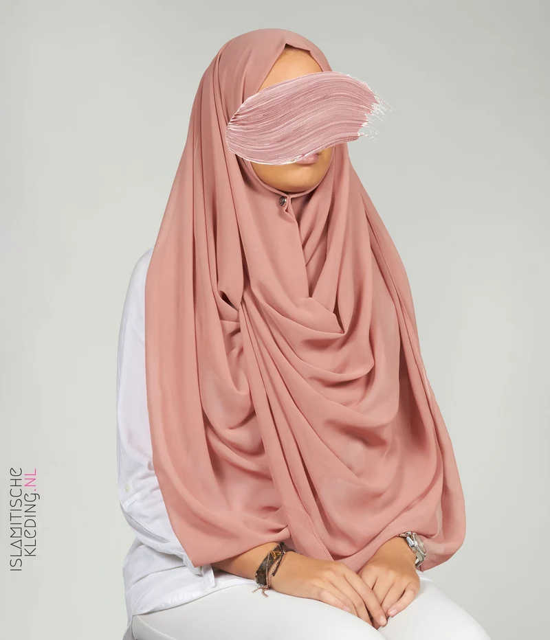 Chiffon G-Scarf - Pink Tan