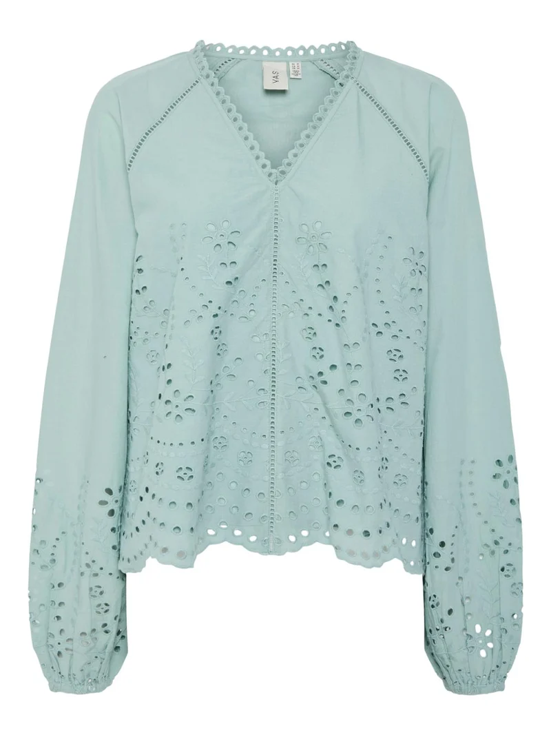 YASLUMA LS V-NECK TOP S. NOOS