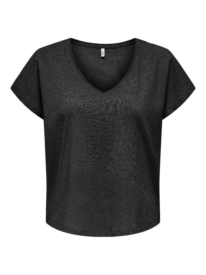 ONLASIA S/S V-NECK TOP CC JRS