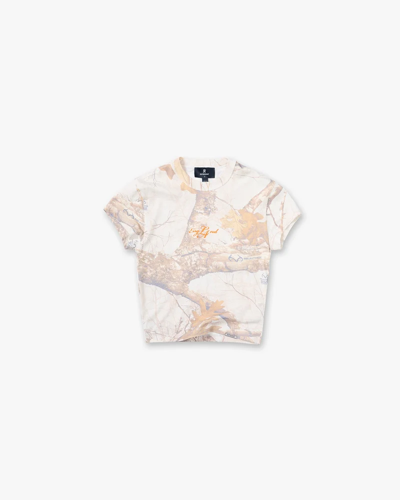 EngLAnd Baby Tee - Washed White Realtree®
