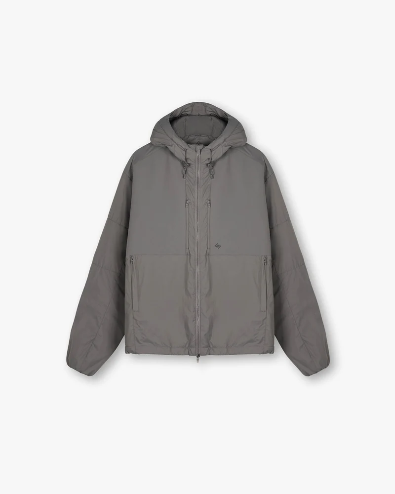 247 Panelled Insulated Jacket - Steel