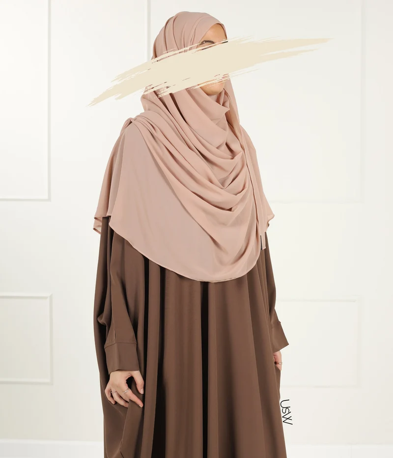Full Instant Hijaab XXL - Pale Peach