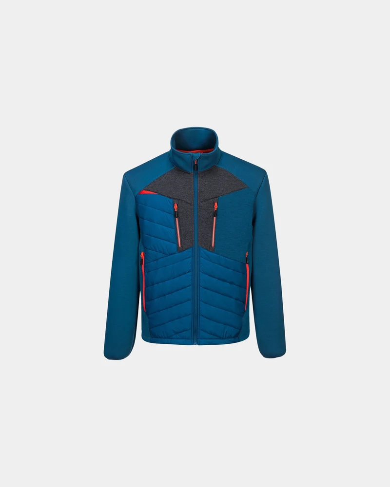 Hybride baffle jas met zak polyester om te personaliseren