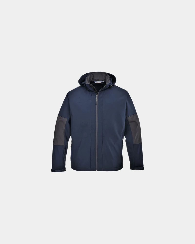 Softshell jas met capuchon om te personaliseren
