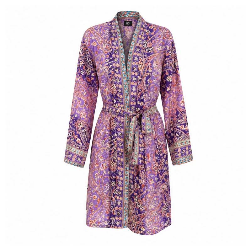 HS Kimono Kort - Meerdere Prints