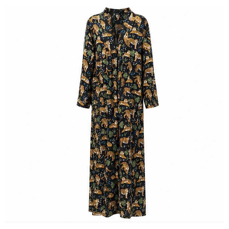 HS Kaftan Jurk - Meerdere Prints