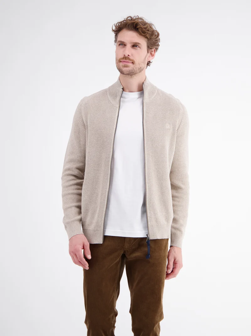 Strickjacke im Casual-Stil aus hochwertiger Baumwolle