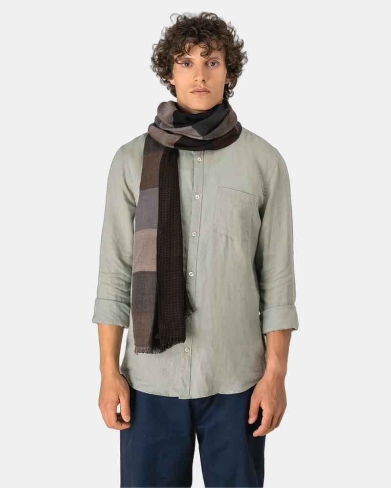 Sjaal reversibel viscose geweven om te personaliseren