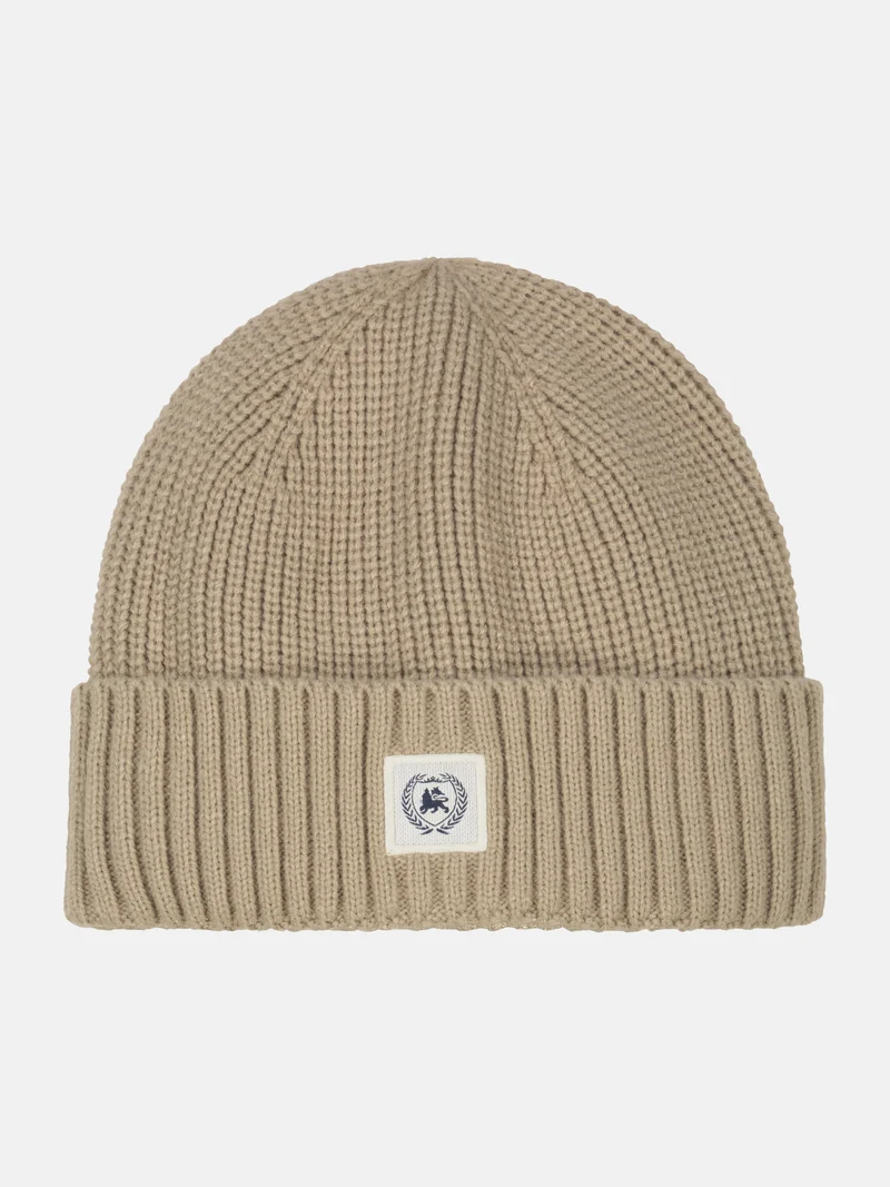 Weiche und flexible Strickmütze, unifarben