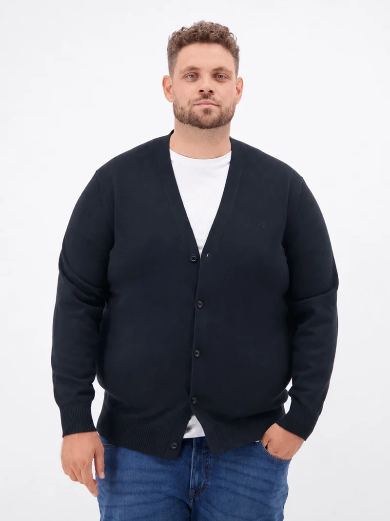 Strickjacke im Cardiganstil aus Baumwolle, große Größen