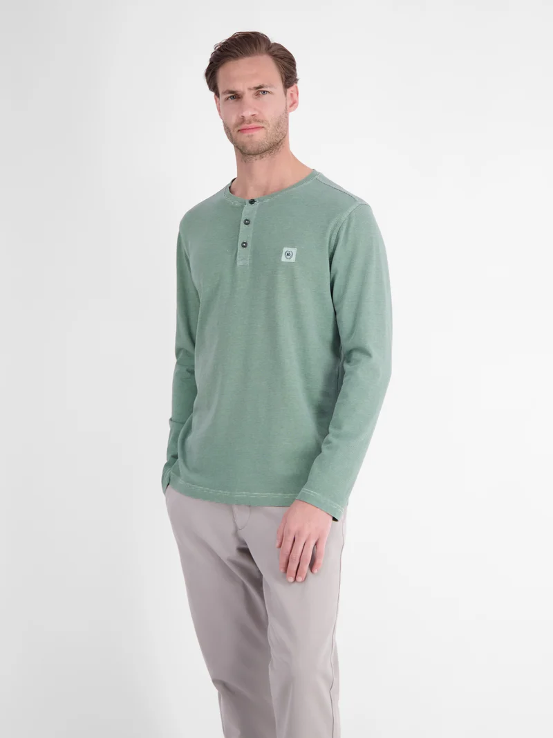 Herren Langarm-Serafino