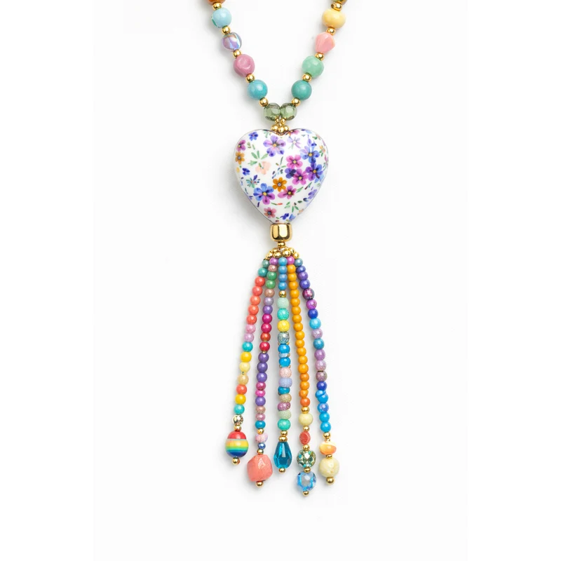 HS Lange Ketting - Hartje - statement detail - 5 kleuren