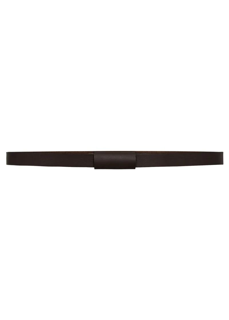 Co Couture TonnaCC Riem Leather belt bruin