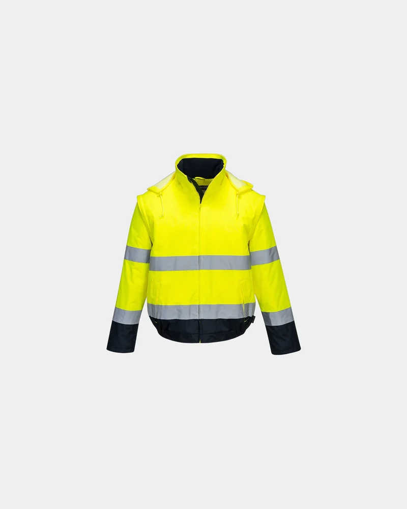 Jas HV 2-in-1 gevoerd met afneembare om te personaliseren