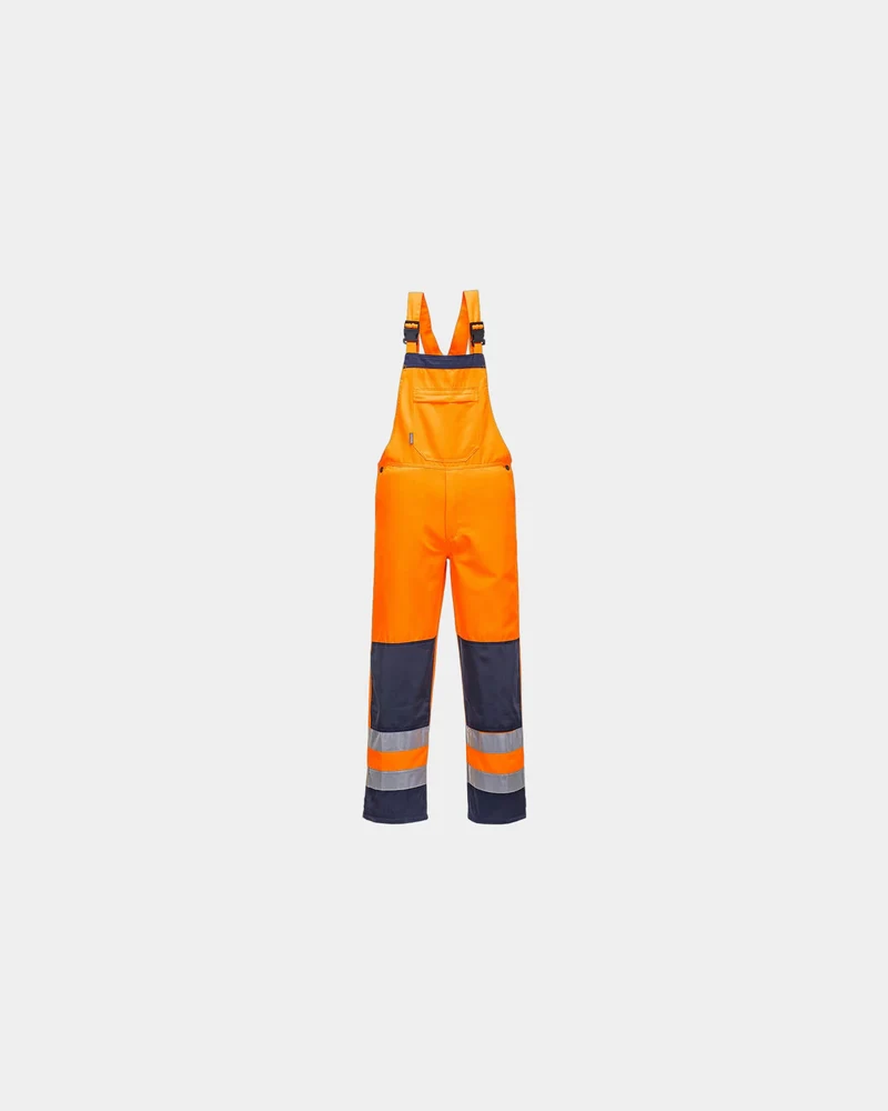 Werkbroek hi-vis Girona met kniezakken om te personaliseren