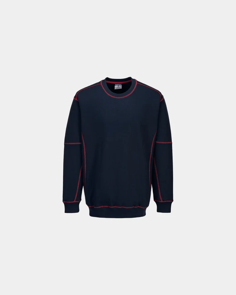 Sweater tweekleurig polyester katoen om te personaliseren