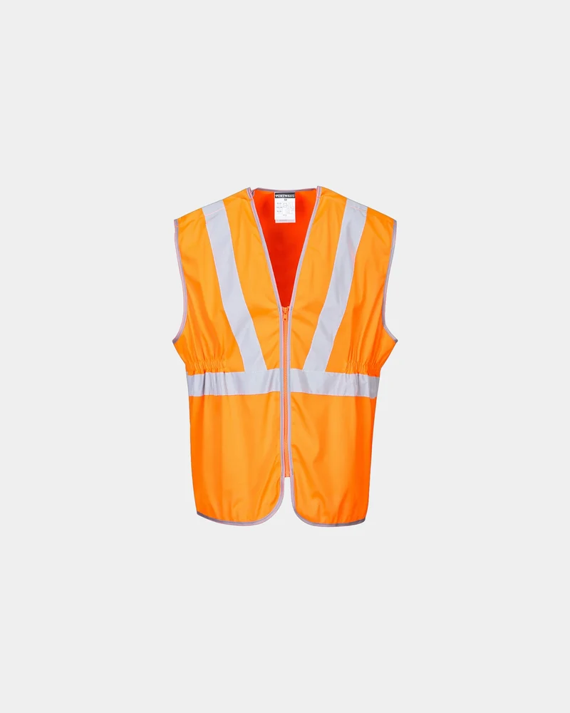 Hi-vis veiligheidsvest lang antihaak om te personaliseren