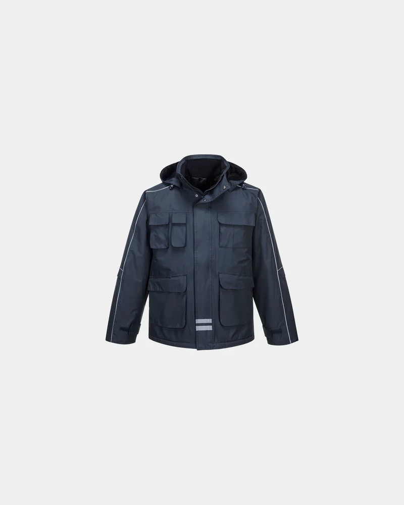 Parka polyester Ripstop multipockets om te personaliseren