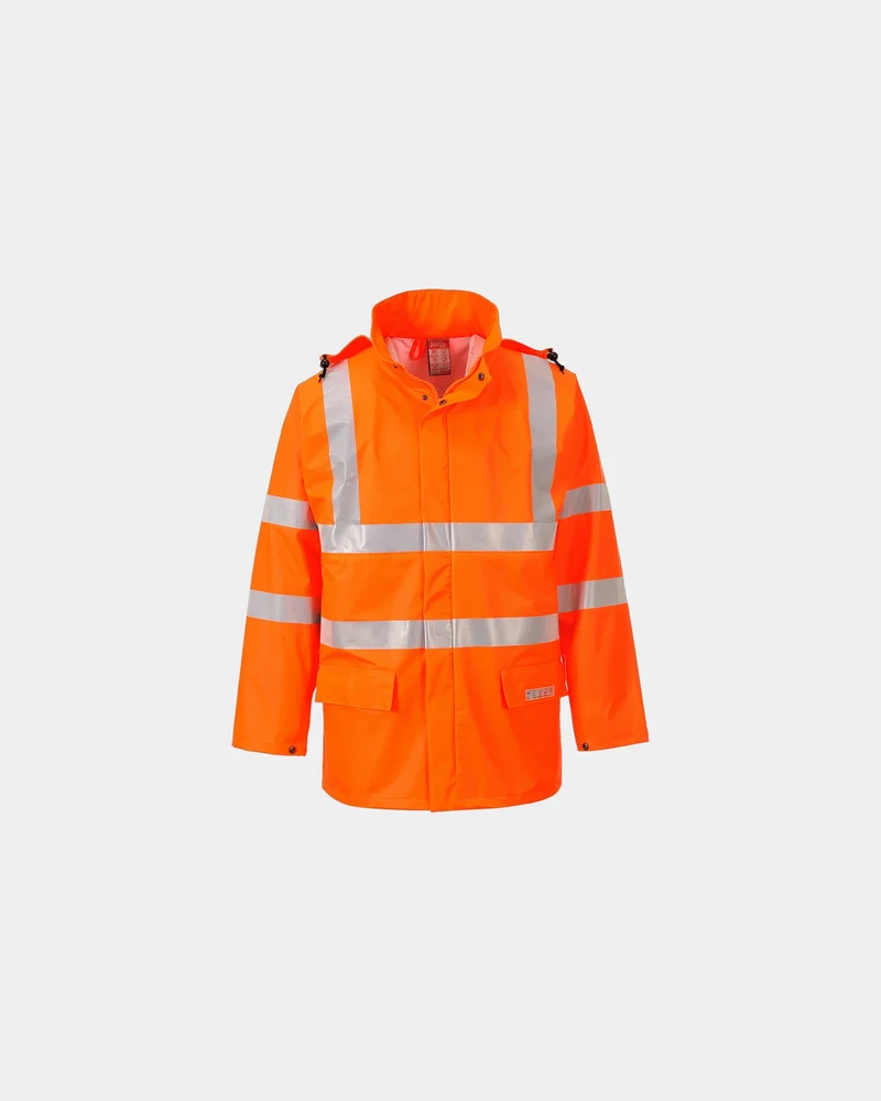 Regenjas HiVis waterdicht reflecterend om te personaliseren