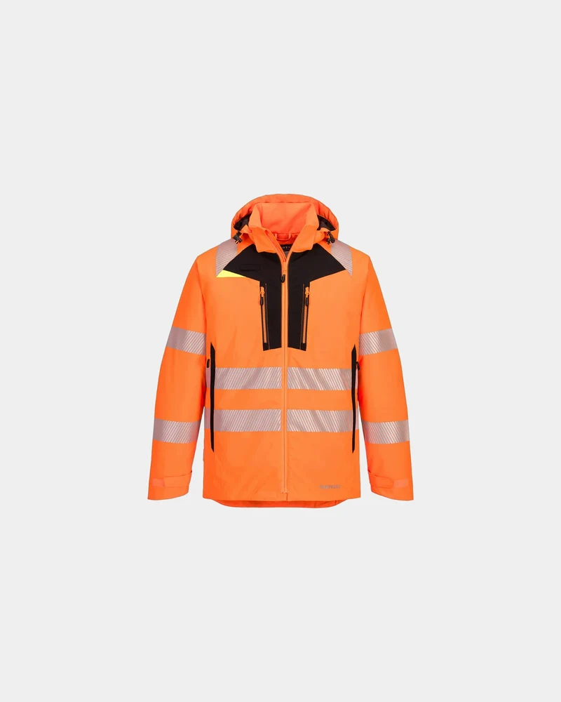 Parka hi-vis waterdicht geïsoleerd DX4 om te personaliseren