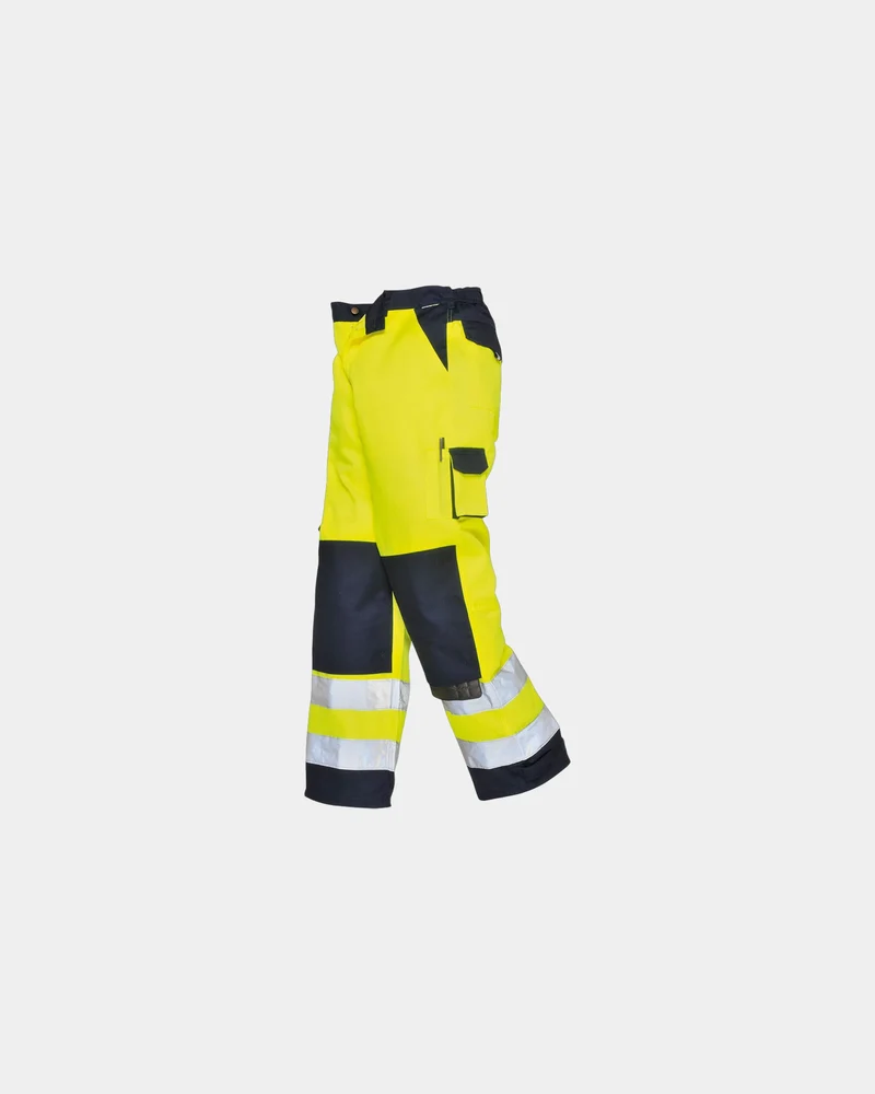 Werkbroek polycoton 245 g/m² HV Lyon om te personaliseren