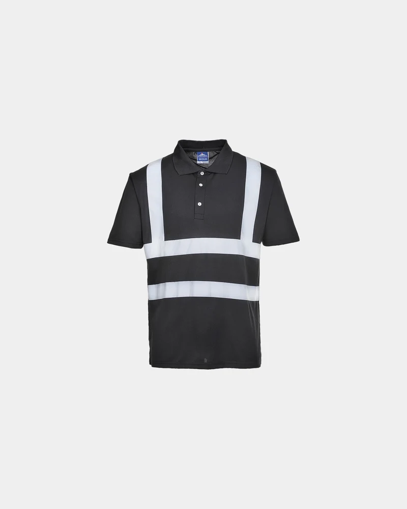 Polo ademend reflecterend hi-vis Iona om te personaliseren