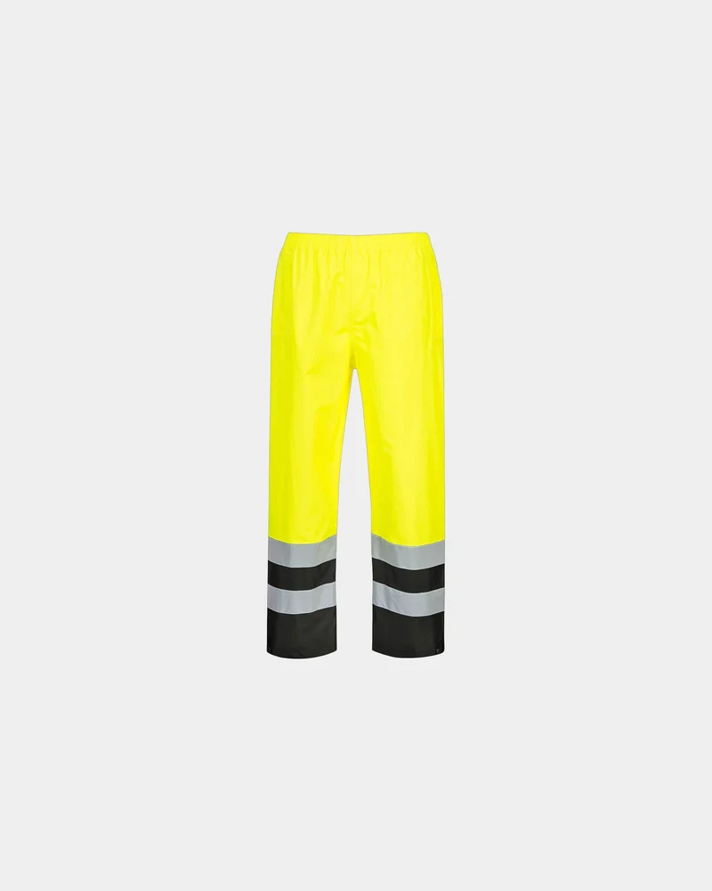 Broek hi-vis waterdicht tweekleurig om te personaliseren