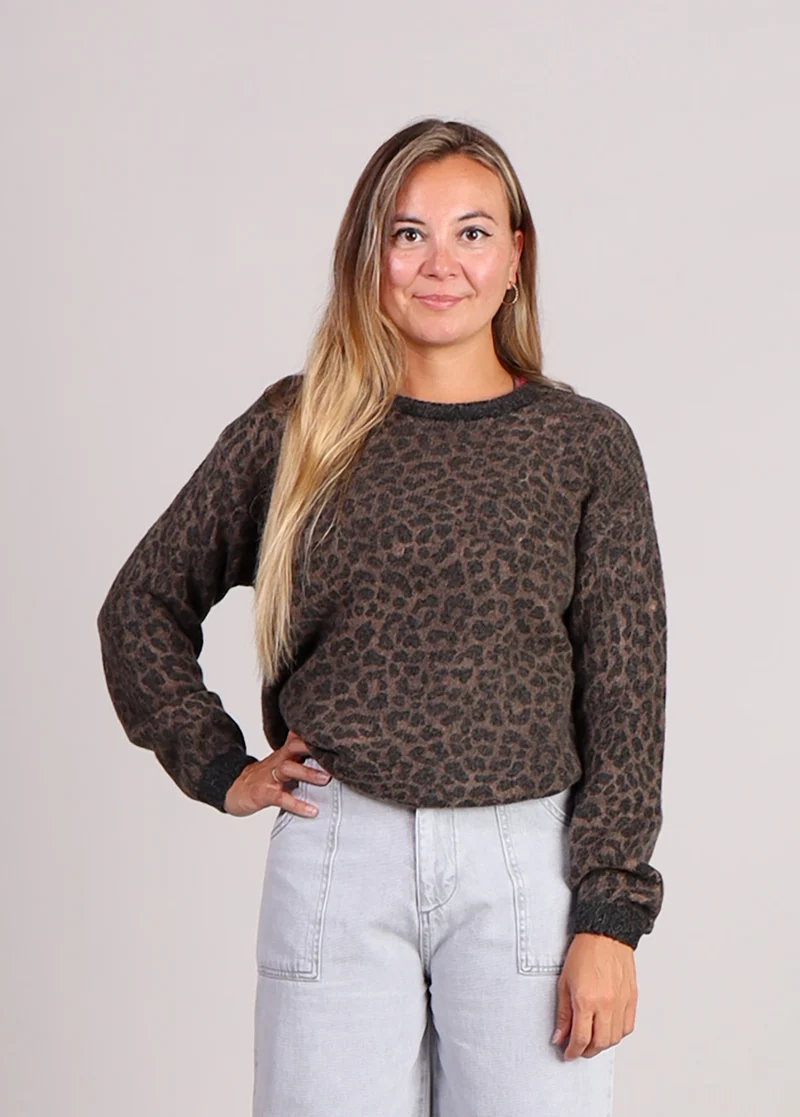 Grace & Mila Santigold trui leopard print