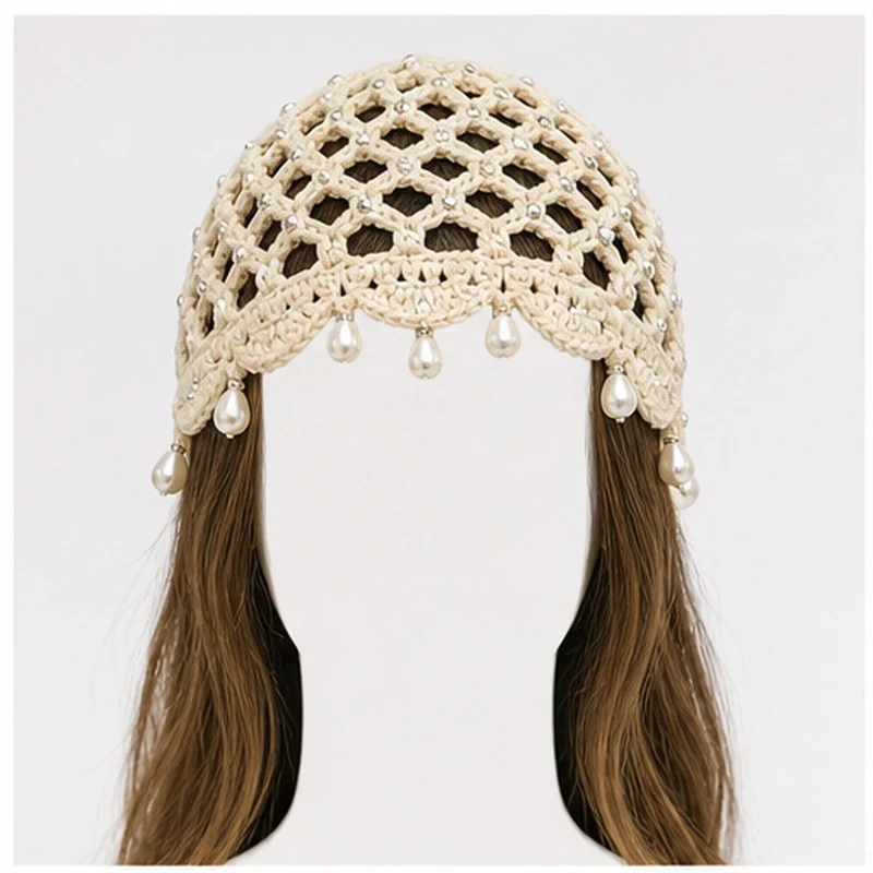 HS Parel Cap met Parels - 3 Designs