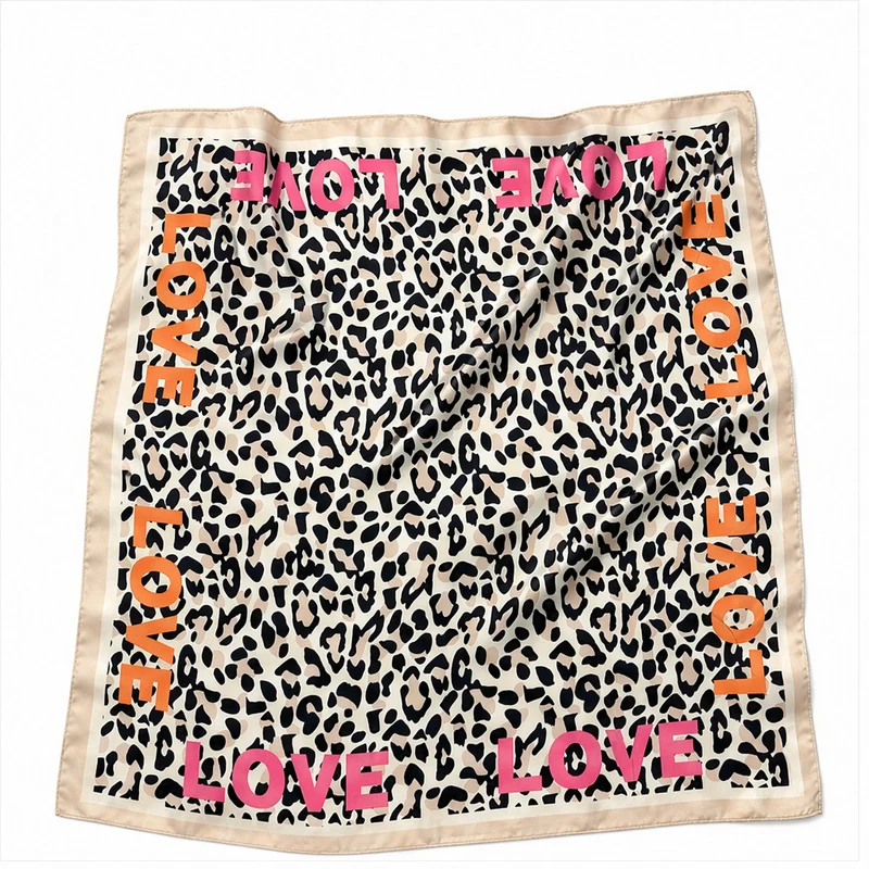 HS 70x70 Satijnen Look Sjaal Animalprint - Meerdere Prints