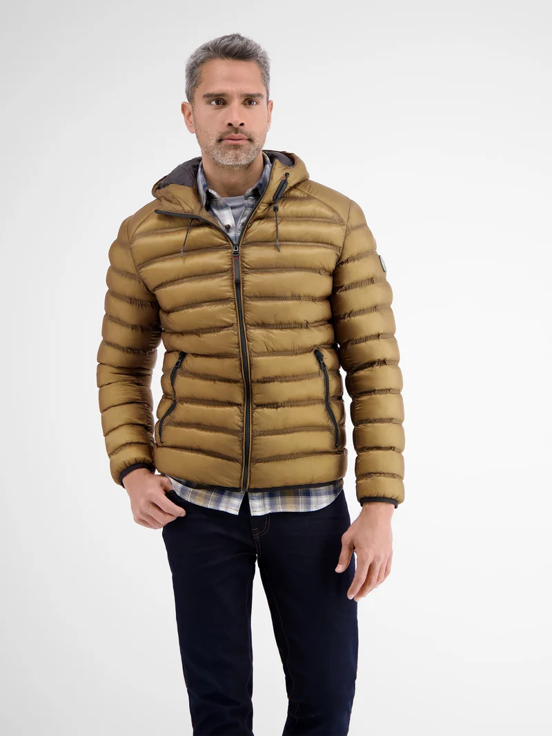 Steppblouson mit Kapuze