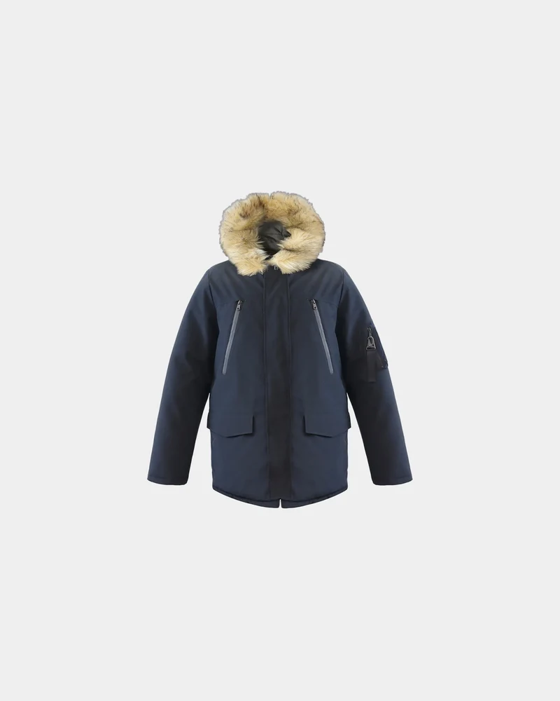 Parka heren waterafstotend polyester om te personaliseren